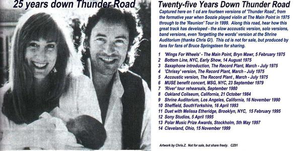 25 years down thunder road_front