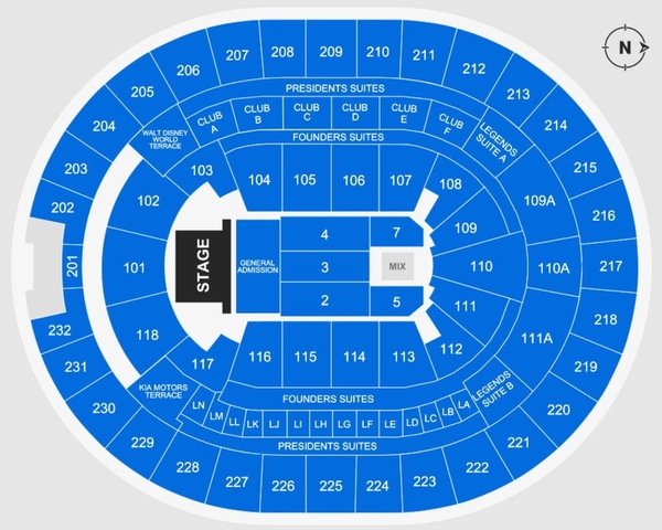 05 Amway Center Seating Map